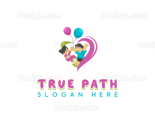 Party Balloon Children Logo