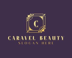 Stylish Floral Wedding logo design