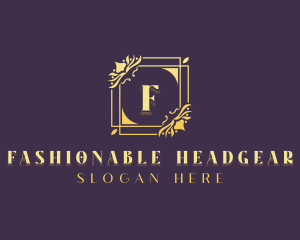 Stylish Floral Wedding logo design