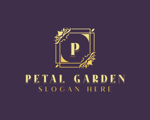 Stylish Floral Wedding logo design