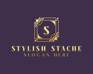 Stylish Floral Wedding logo design