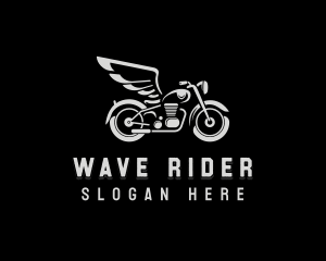 Rider Motorcycle Wings logo design