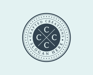 Startup Hipster Business logo design