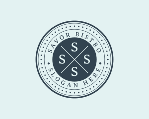 Startup Hipster Business logo design