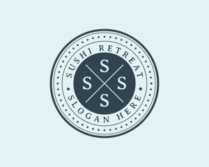 Startup Hipster Business logo design