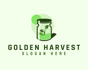 Plant Jar Farming logo design