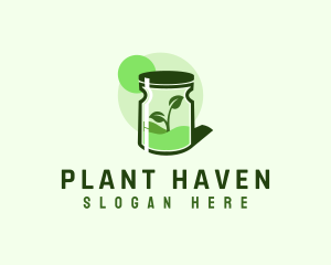 Plant Jar Farming logo design