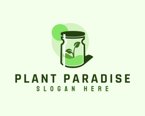 Plant Jar Farming logo design