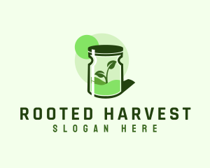 Plant Jar Farming logo design