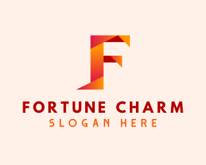 Generic Origami Tech Letter F logo design