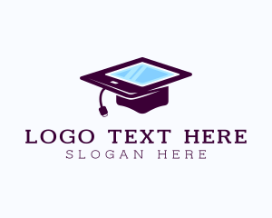 Digital Tablet Graduation Logo