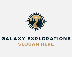 Travel Compass Outdoor logo design