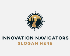 Travel Compass Outdoor logo design