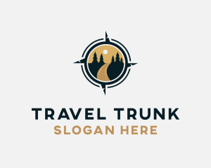 Travel Compass Outdoor logo design