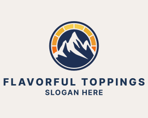 Solar Power Mountain logo design