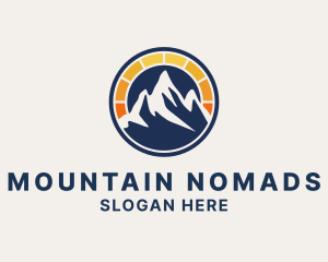 Solar Power Mountain logo design