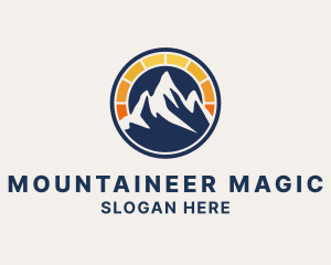 Solar Power Mountain logo design