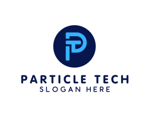 Digital Cyber Letter PT Tech logo design