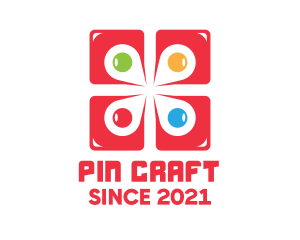 Gift Location Pin logo design