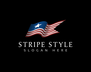 Stars and Stripes Flag logo