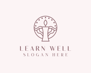 Candle Wellness Spa logo design