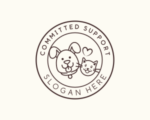 Cat Dog Care logo design