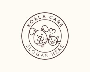 Cat Dog Care logo design