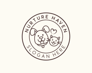 Cat Dog Care logo design