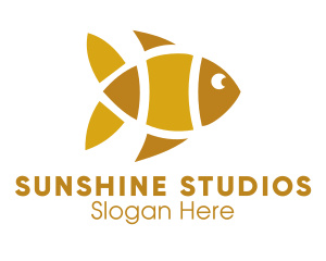 Yellow Gold Fish logo