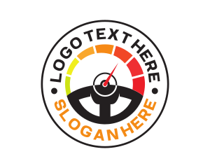 Speed Meter Wheel Badge logo