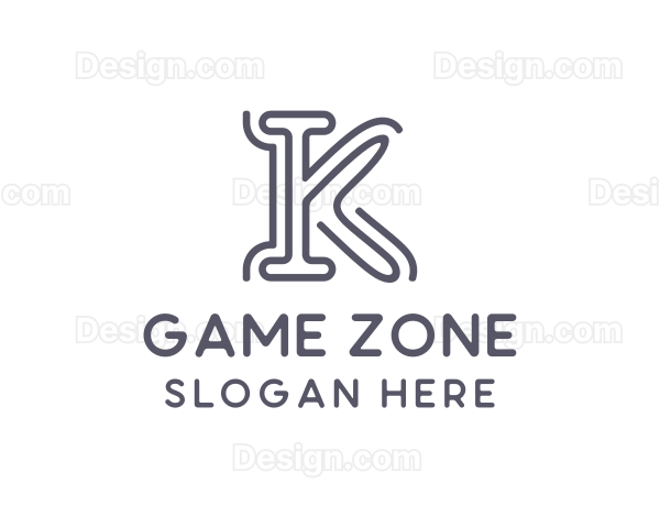 Generic Company Brand Letter K Logo