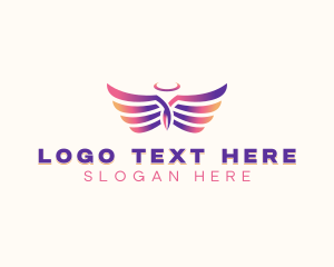 Holy Angel Wings logo