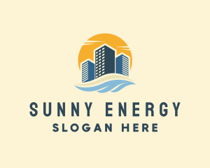 Sunny Seaside Buildings logo