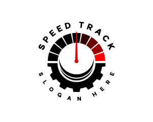 Speedometer Gear Cogwheel logo