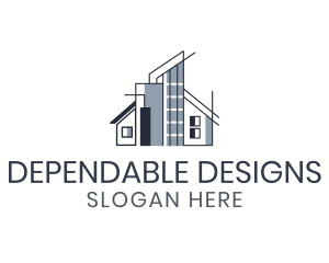 Building Architecute Structure logo design