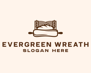 Rolling Pin Bread Baking logo design