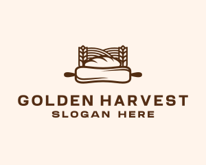 Rolling Pin Bread Baking logo design