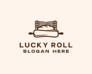 Rolling Pin Bread Baking logo design