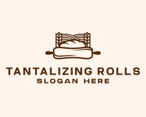 Rolling Pin Bread Baking logo design