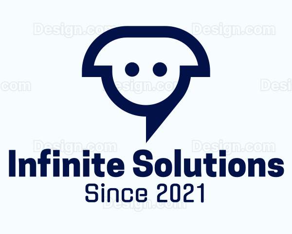 Digital Chat Robot Logo