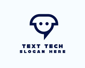 Digital Chat Robot logo design