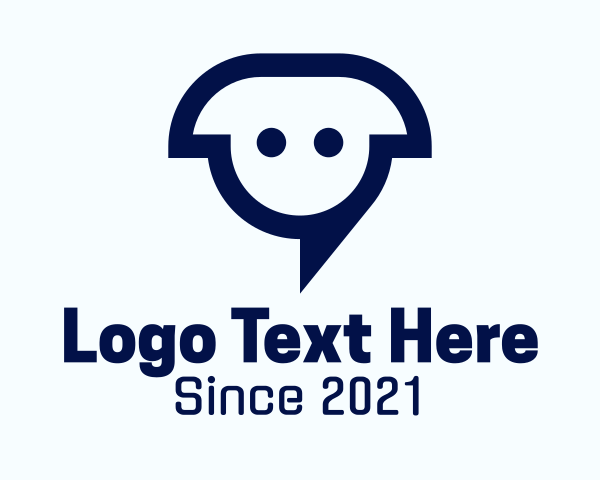 Texting App logo example 3