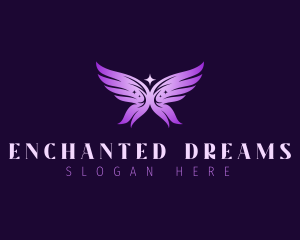 Magical Fairy Wings logo design