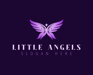 Magical Fairy Wings logo design