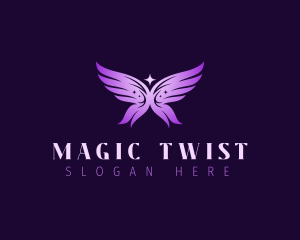 Magical Fairy Wings logo design