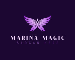 Magical Fairy Wings logo design