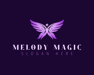 Magical Fairy Wings logo design