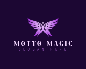 Magical Fairy Wings logo design