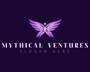 Magical Fairy Wings logo design