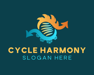 Fire Ice Arrow Cycle logo